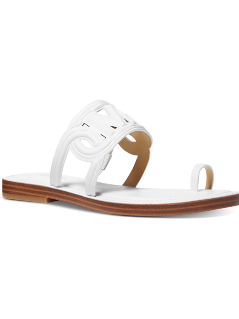 Michael Kors Women's Alma Logo-Strap Flat Sandals - Picture 7 of 10
